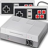 Retoo Spielekonsole Classic Retro Videospielkonsole mit 620 Eingebaut Spielen und 2 Fernbedienungen AV-Ausgang Klassische Konsolen 8-Bit-Spiele für Kinder und Erwachsene Kinderspiele