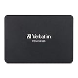 Verbatim Vi550 S3 SSD 2 TB, internes 2,5' SATA III SSD-Laufwerk mit 3D-NAND-Technologie, bis zu 550 MB/s Lesegeschwindigkeit, ideal für PC und Notebook, schwarz