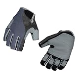 UPKOCH 1Paar Halbfinger Wanderhandschuhe für Outdoor Sport Atmungsaktive und rutschfeste Kletterhandschuhe für Fitness und Krafttraining