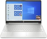 HP Laptop 15s-eq3001sl, AMD Ryzen 5 5625U, RAM 8 GB, SSD 512 GB, AMD Radeon Grafikkarte, Windows 11 Home, Display 15,6 Zoll FHD, Webcam 720p HD, Silber