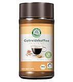 LEBENSBAUM Getreidekaffee, löslicher Bio-Kaffee mit fein-malzigem Geschmack, koffeinfreier Instant Kaffee, 100 g