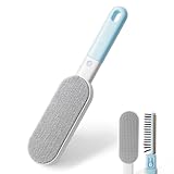 SEATOGEM Fusselbürste Doppelseitige, 4-in-1 Fusselrasierer, Tragbarer Fusselentferner, Wiederverwendbare Tierhaarentfernungsbürsten für Sofas und Kleidung