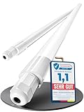 MATO 2x Feuchtraumleuchte LED 120cm - Wasserdicht IP65, 36W, 4320lm - 4000K Neutralweiß - Verknüpfbare Feuchtraumlampe - Wannenleuchte, Kellerleuchte, Garagenlampe, Werkstatt Deckenleuchte Lang