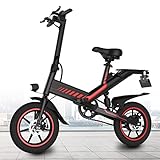 FOCIEL 14''/12'' E Bike, Elektrofahrräder mit 250W Motor, Ebike Klapprad mit Lithium-Batterie 36V, Maximale Geschwindigkeit bis zu 25km/h, Reichweite 30-45km, Ebike Uomo Donna