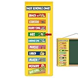 Amesor Tagesplan Taschentafel - Klassenzimmer Kalender Taschentafel | Lehrmittel Zur Visuellen Organisation Und Management Für Vorschulen Kindergärten