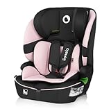 LIONELO LO-BILLY I-SIZE Kindersitz, 76-150 cm, von ca. 15 Monaten bis 12 Jahren, ISOFIX- oder Sicherheitsgurtmontage, verstellbare Kopfstütze, Seitenschutz, Standard R129.