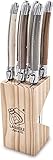 Laguiole Style de Vie Steakmesser Premium Line, 1,8mm Dicke, 6-teilig, Treasure