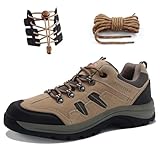 CC-Los Wanderschuhe für Herren, leicht, atmungsaktiv, flexibel, für Trekking, Klettern, Trailing, Walking Gelb Size 43