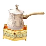 Türkische Kaffeekanne, Butter, Schokolade, Heizpfanne, multifunktionaler Suppen-/Milchwärmer fürs Büro, 720 Ml