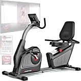 Sportstech ES600 Profi Ergometer | Deutsches Qualitätsunternehmen | Video Events & Multiplayer App | integrierter Stromgenerator & HRC | Pulsgurt optional | Liegeergometer + ergonomischer Sitzkomfort