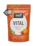 ATESO - Bio Detox Tee zum Abnehmen - mit Erdbeer, Mango und Hibiskusblüten - Biozertifiziert - Kein Koffein - Vitamin C - Ohne Zusätze, rein natürlich - lose 60g