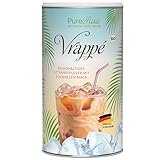 Vrappé Maca Kakao Kaffeeersatz Eiskaffee Pulver (Bio Vegan Roh) Superfood-Getränkepulver wie Frappe Kalter Griechischer Instant Kaffee Cold Brew Eiscafe Koffeinfrei - Iced No-Coffee | PureRaw 180g