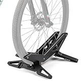 KONG MING CAR Fahrradständer - Universal Boden Fahrradständer für Mountainbike/Rennrad- Kompatibel mit Reifenbreiten 30–80 mm, ABS mit Gummifüßen (20kg Tragkraft)