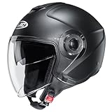 HJC, Motorrad-Jethelm i40N Semi Mat Schwarz, M