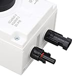 PV-DC-Trennschalter, 40 A, 1200 V, wasserdicht, IP66, flammhemmend, 4-poliger Solar-Trennschalter für Wohnmobil, Boot, Marine, netzunabhängiges Solarsystem mit PC-Gehäuse,
