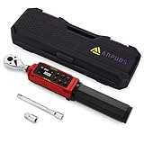 ANPUDS Digitaler Drehmomentschlüssel 1/4 Zoll, 0.45-30Nm Drehmomentschlüssel-Set, Fahrrad & Motorrad Drehmomentschlüssel mit ±1% Fehlergenauigkeit, Schwingungen, Summer und LED-Anzeige