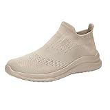 Herren-Sneaker, Wanderschuhe, Herren, Sneaker, Running, Herren, Wandern, Komfort, Multisport, atmungsaktiv, mehrfarbig, bequem, modisch, Netz-Schuh, Khaki 3, 42 EU