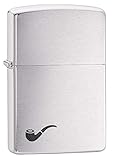 Zippo 1200008 Feuerzeug 200 Pipe Lighter Chrome Brushed