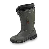 Spirale John Herren Gummistiefel Warm Gefüttert Winterstiefel Schneestiefel Warmfutter Arbeitstiefel Regenstiefel Wasserdicht, oliv, EU 43