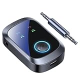 Sender Empfänger – Kompakter Funkadapter Dualstream, Technologie Stereo Drahtloser | Audiotransmitter Mikrofonfunktion Fernseher, Computer, Lautsprecher, Smartphone, Für Unterwegs