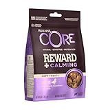 Wellness CORE Reward+ Ente & Kamille, 170 g, sanfte Hundeleckerli zur Belohnung, ohne Zuckerzusatz, getreidefrei, mit hohem Fleischanteil, fördert die Beruhigung deines Hundes