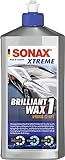 SONAX XTREME BrilliantWax 1 (500 ml) flüssiges Hartwachs ohne Schleifmittelanteil für neue, neuwertige & mit Politur vorbehandelte Lacke, Art-Nr. 02012000