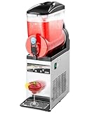 VEVOR kommerzieller Frozen Drink Maker, 15 L Slush-Maschine 60 Tassen Margarita-Smoothie-Maschine aus Edelstahl, Slush-Maker für Zuhause Partys Restaurants Cafés Bars