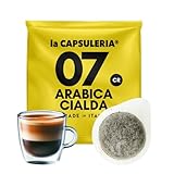 Kaffeepads 100% ARABICA (100 Pads) 7g ESE 44mm System - weicher und samtiger Kaffee (La Capsuleria)