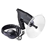 Monokular Teleskop Richtmikrofon Parabolmikrofon Abhörgerät, Parabolantenne Richtmikrofon, Monokulares X8-faches Fernhören, Teleskop Zum Abhören von Vögeln, Bush Walking, Jagd, Camping-Werkzeu