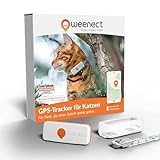 Weenect XS für Katzen - NEU Mini GPS-Tracker für Katzen | GPS-Tracking in Echtzeit | Ohne Distanzlimit | Kleinstes Modell auf dem Markt | Halsband inkludiert | Abonnement