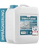 PLINTEX® [5L] Steinimprägnierung Außen & Innen I Stein Imprägnierung & Fassadenschutz I universell anwendbar I Naturstein, Steinplatten, Pflasterstein I Steinversiegelung
