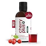 Montmorency Sauerkirschsaft Konzentrat + Sauerkirsch Extrakt - mit Vitamin C für Knochen & Zink für das Immunsystem - Montmorency Sauerkirsche für den Akutfall - Cherry PLUS Forte - 200 ml