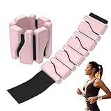 Knöchelgewicht, Gewicht des Handgelenks – 2 x verstellbare Armgewichte für Frauen, verstellbares Pilates-Gurtband für eine verbesserte Handgelenkunterstützung für Krafttraining