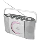 Soundmaster RCD1755SI tragbares Radio mit CD-Player UKW-PLL MP3 Kopfhöreranschluss