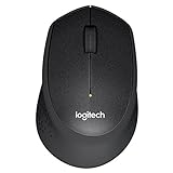 Logitech M330 Silent Plus kabellose Maus, Schwarz