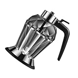 SOLUSTRE Manuelle Press Ölflasche aus Dickem Diamantglas Auslaufsicherer Küchen Ölspender mit Standfuß Tropffrei für Öl Essig Sojasauce Präzise Dosierung für Gesundes Kochen