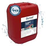 Duraol 20kg pH Senker flüssig mit 14,9% Schwefelsäure für Pools - pH Minus zur optimalen pH-Wert Regulierung - Ideal für Verwendung mit Pool Dosieranlage - pH Wert im Pool senken