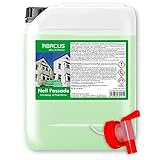 ABACUS® Fassadenreiniger, Grünbelagentferner für Fassaden, Putz & Hauswände – Entfernt selbsttätig Pilze, Flechten & Algen von Fassaden – Nur 0,1L pro m Nell Fassade 5 Liter (7708.5a)