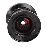 12 Mm F2.0 Blende Objektiv, Manuelles Fokusweitwinkelobjektiv für HF -Halterung mit Niedrigen Sternungseffekten mit Niedriger Verzerrung, 10 Blendenblätter, 97 ° Ansichtswinkel