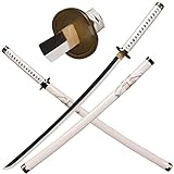 LQZJG Cosplay Anime Bambus Schwert, Roronoa Zoro Schwert Katana Wado Ichimonji Katana 103cm/41 Zoll