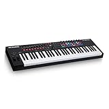 M-AUDIO Oxygen Pro 61 – 61-Tasten USB MIDI Keyboard Controller mit Beat Pads, MIDI-zuweisbaren Drehreglern, Tasten und Fadern und Native Instruments Soundpaket (NKS Integration)