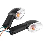Yctze Fz6 Blinker, LED, Blinker, weiß, Motorrad, fz6, Blinker, für Yamaha YZF R1 R6 FZ1 FZ6 mit weißer Linse Blinker, fz6, Motorrad-Blinker, Farbe Blinker