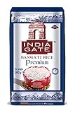INDIA GATE Premium Basmati Reis – Feiner, aromatischer Langkornreis aus Indien, feines Langkorn (1 x 500 g)
