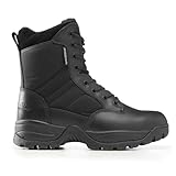 Maelstrom Herren TAC Force wasserdichte Militärstiefel mit Reißverschluss, Schwarz (Black, 8', Waterproof), 46 EU