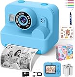 CONMRO Sofortige Kinderkamera – 1080P 2,4 Zoll Selfie-Kamera für Kinder mit Druckpapier und 32 GB Karte, Spielzeug für Weihnachten Jungen und Mädchen 3-12 Jahre - 02