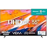 Hisense 55A6K UHD 4K, VIDAA Smart TV, 55 Zoll, Dolby Vision, Spielmodus Plus, DTS Virtual X, Sprachsteuerung TV (2023)