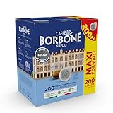 Caffè Borbone Napoli Kaffeepads ESE 44 mm, Decisa Mix, 200 kompostierbare Pads, Intensität 9/10