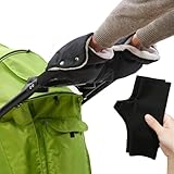 Handwärmer für Kinderwagen, Kinderwagen Handwärmer, Handschutz für Kinderwagen, Handwärmer für Den Kinderwagen, Halten Sie Ihre Hände im Winter Warm und Gemütlich, Geeignet für Kinderwagen