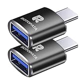 ROTOPATA 4 Stücke USB C auf USB 3.0 Female Adapter, Typ C OTG Adapter Kompatibel mit MacBook Pro2019, MacBook Air 2020, iPad Pro 2020, iMac, Surface Pro, Type C Smartphones