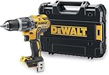 DEWALT Akku-Schlagbohrschrauber/ Schlagbohrer (460 W, 18 V, LED-Arbeitsleuchte, bürstenlose Motor-Technologie, 2-Gang Vollmetallgetriebe, 15-stufiges Drehmoment) DCD796NT